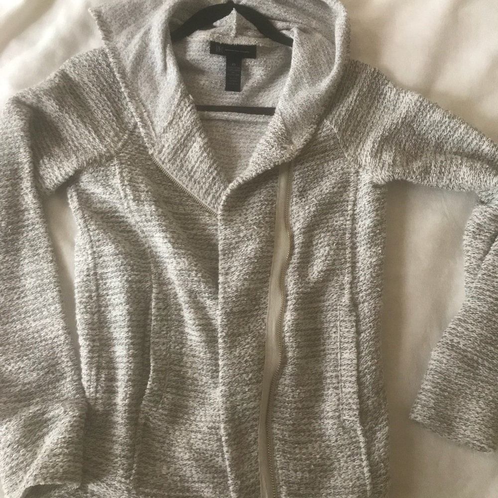 INC concepts (Macy’s) tweed zip up jacket